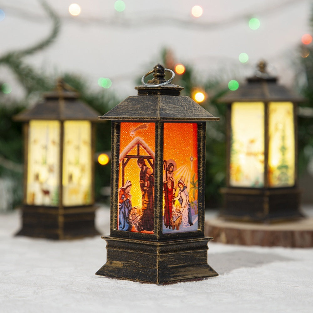 Christmas Portable Oil Lamp