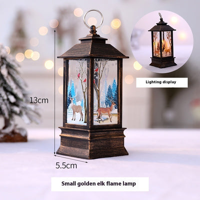 Christmas Portable Oil Lamp