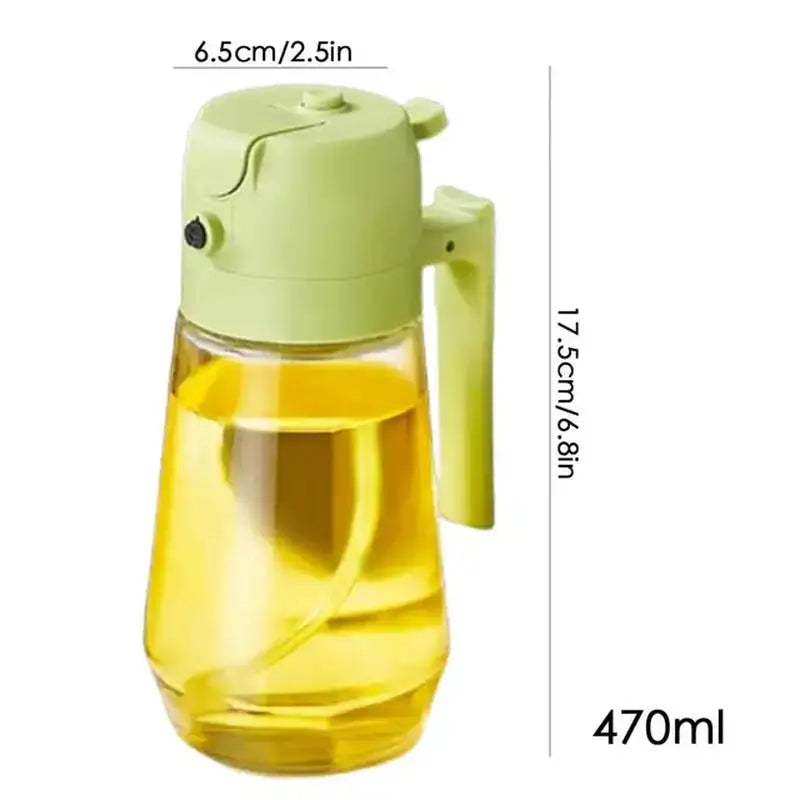 Versatile Oil & Vinegar Sprayer Glass Bottle