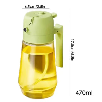 Versatile Oil & Vinegar Sprayer Glass Bottle