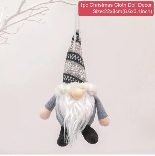 Festive Faceless Gnome Doll