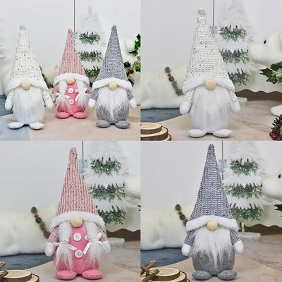 Festive Faceless Gnome Doll