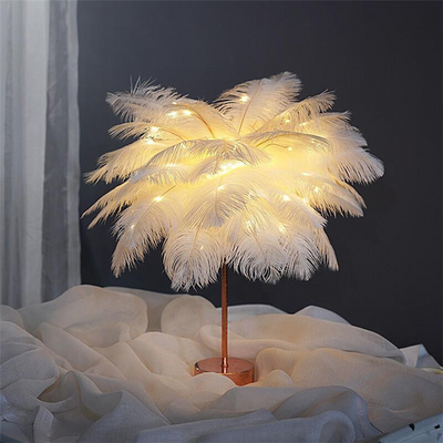 Feather Table Lamp