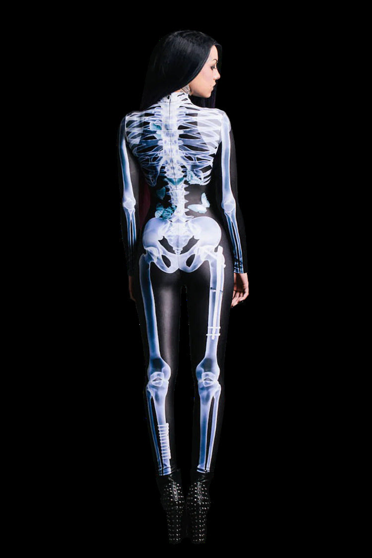 Skeleton 3D Halloween Bodysuit