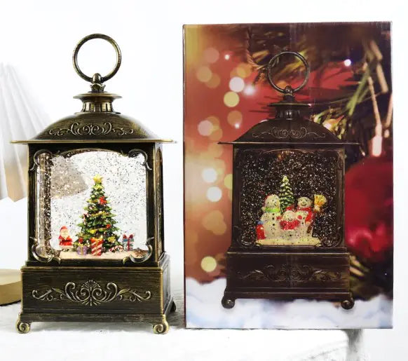 Christmas Decoration Crystal Lamp Music Box