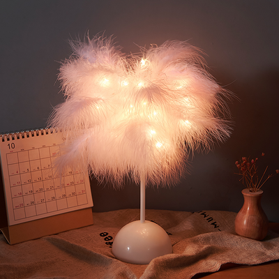 Feather Table Lamp