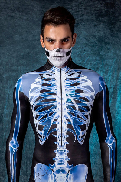 Skeleton 3D Halloween Bodysuit