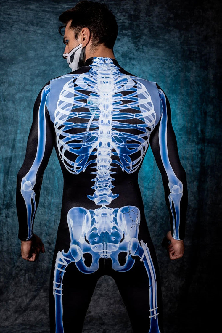 Skeleton 3D Halloween Bodysuit