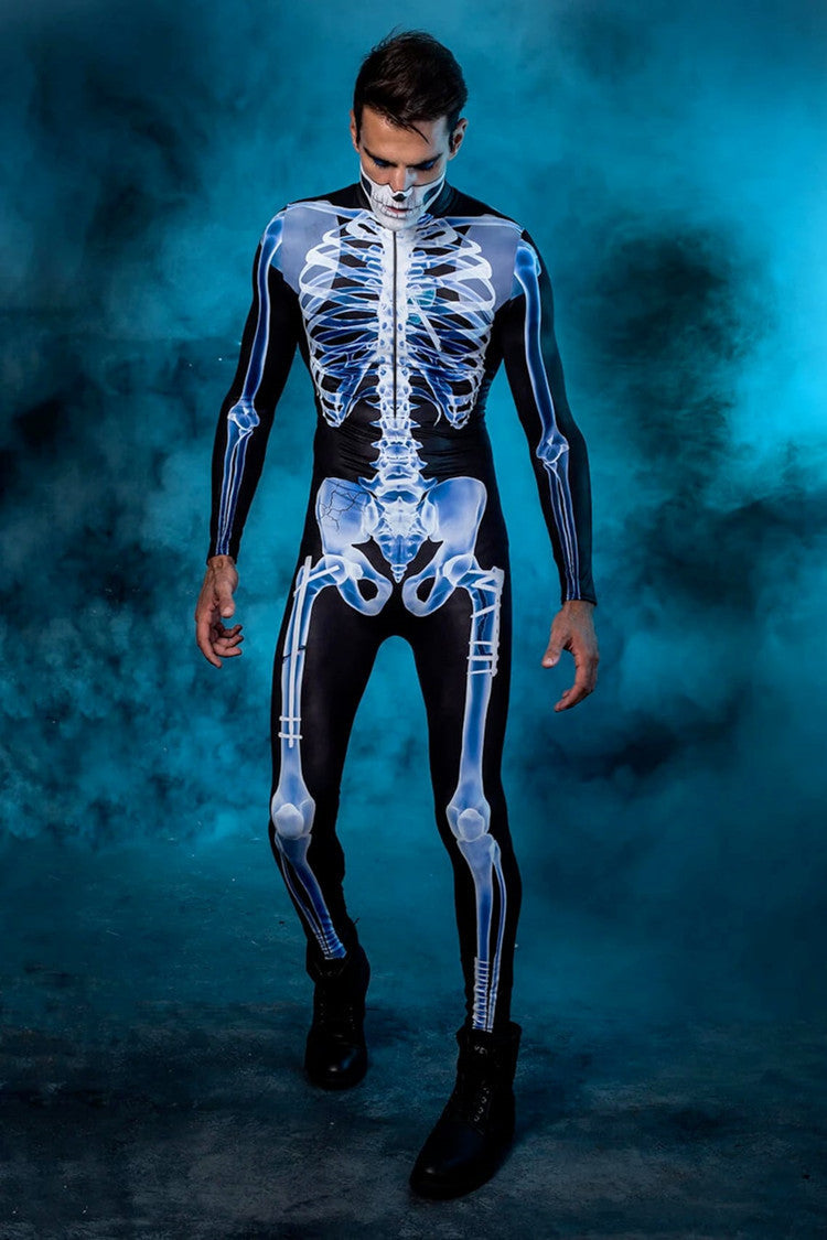 Skeleton 3D Halloween Bodysuit