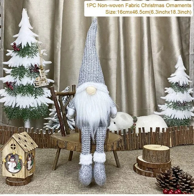 Festive Faceless Gnome Doll