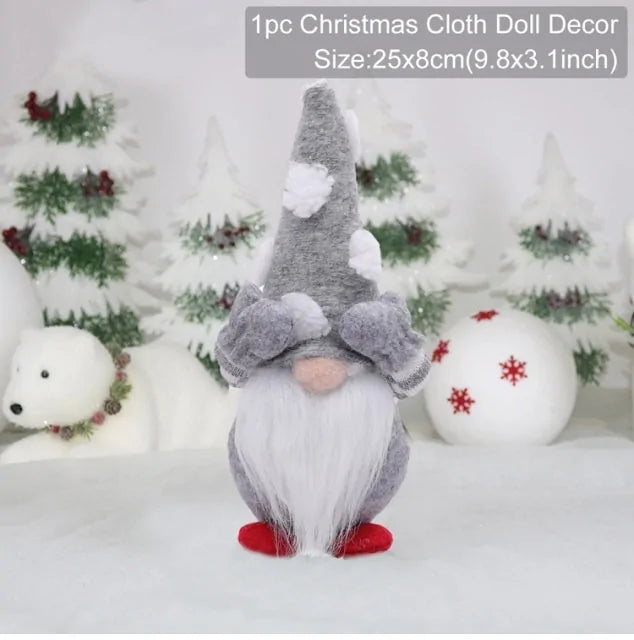 Festive Faceless Gnome Doll