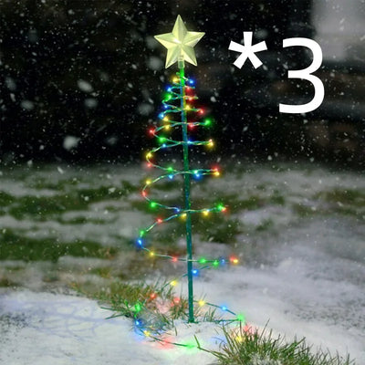 Solar-Powered Christmas Tree Lights