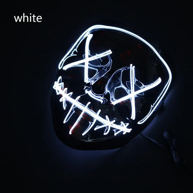 LED Halloween Party Mask