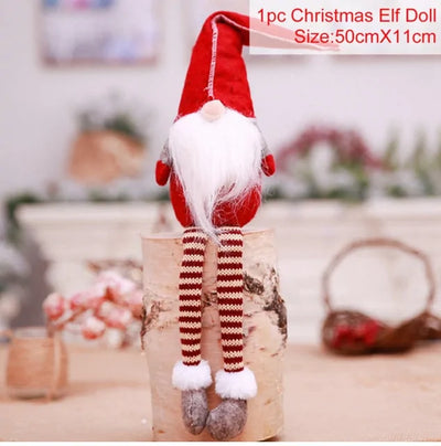 Festive Faceless Gnome Doll