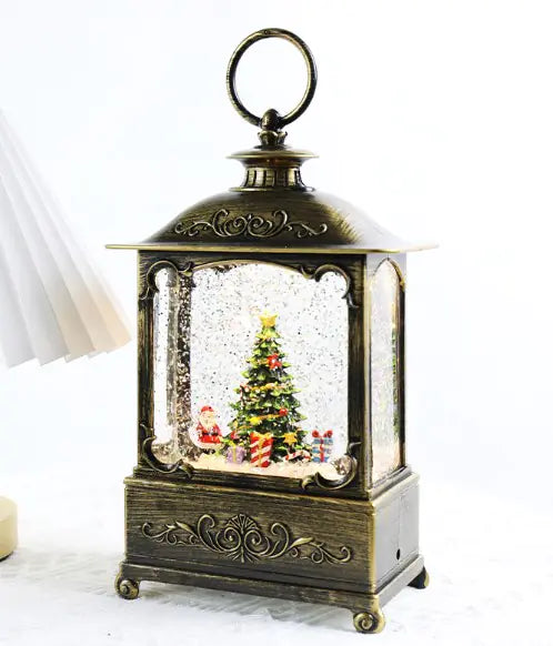 Christmas Decoration Crystal Lamp Music Box