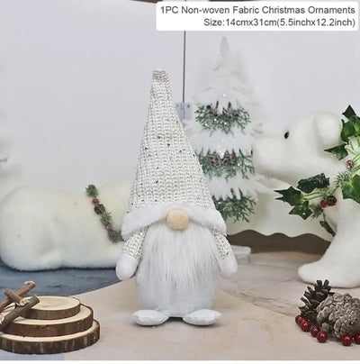 Festive Faceless Gnome Doll