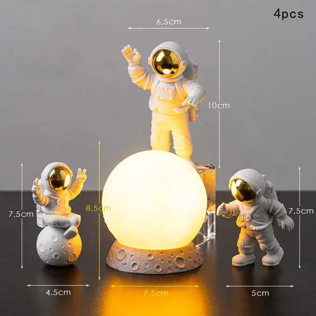 Astronaut & Moon Decor Set