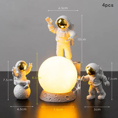 Astronaut & Moon Decor Set