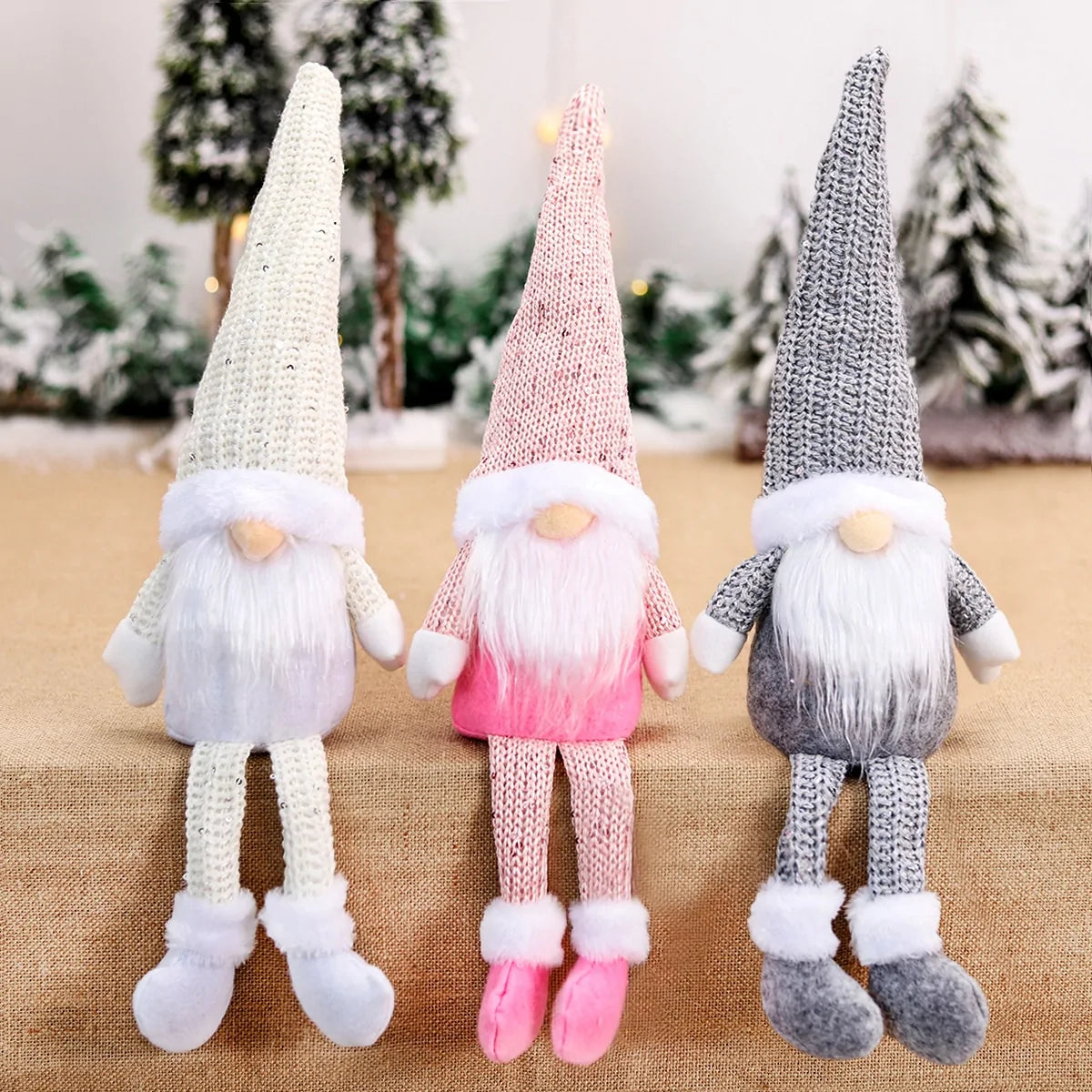 Festive Faceless Gnome Doll