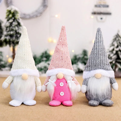 Festive Faceless Gnome Doll