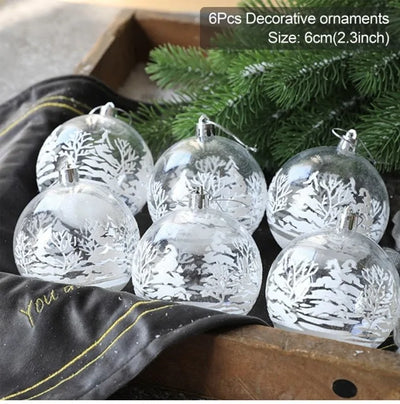 Christmas Transparent Ball Pendant