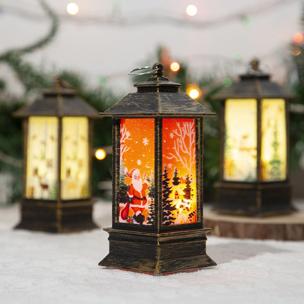 Christmas Portable Oil Lamp