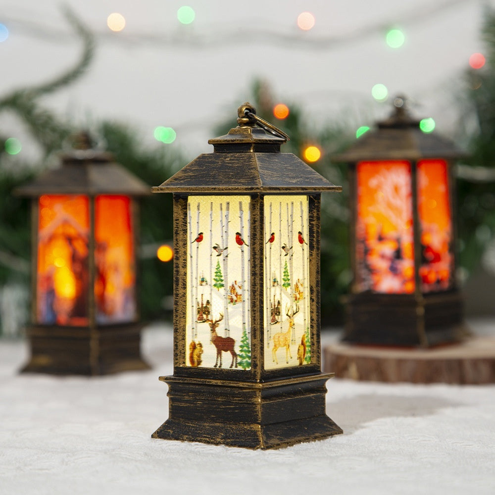 Christmas Portable Oil Lamp