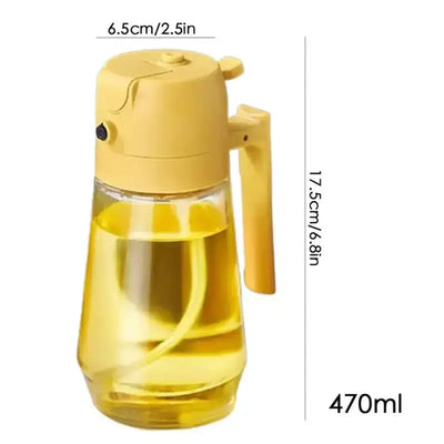 Versatile Oil & Vinegar Sprayer Glass Bottle