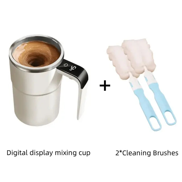 Electric Self-Mixing Coffee Mug