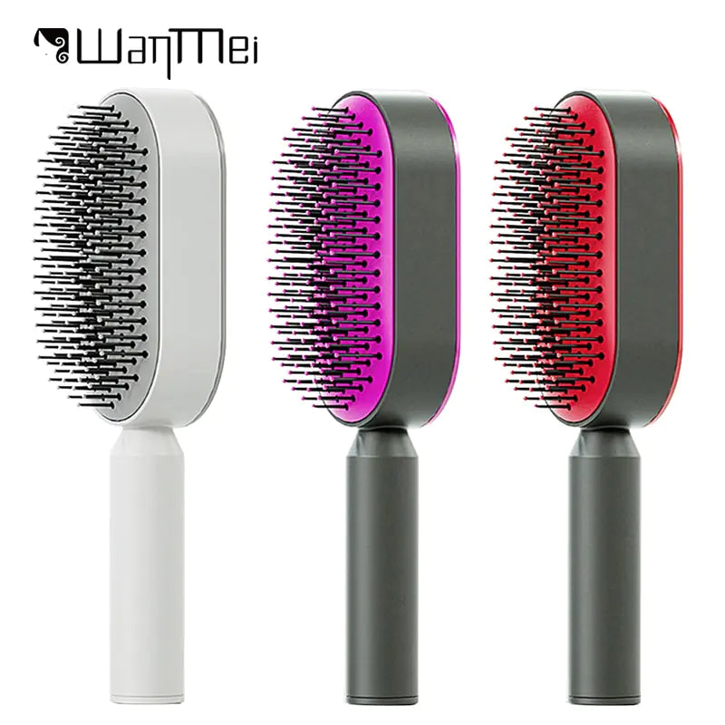 Effortless Self-Cleaning Hair Brush