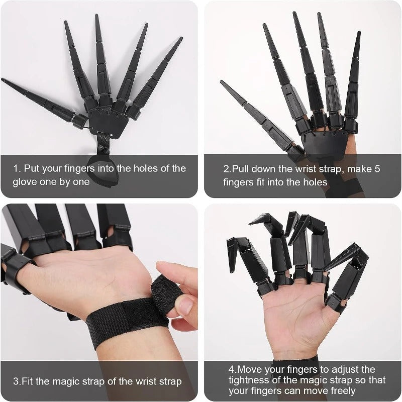 Halloween Articulated Finger Gloves