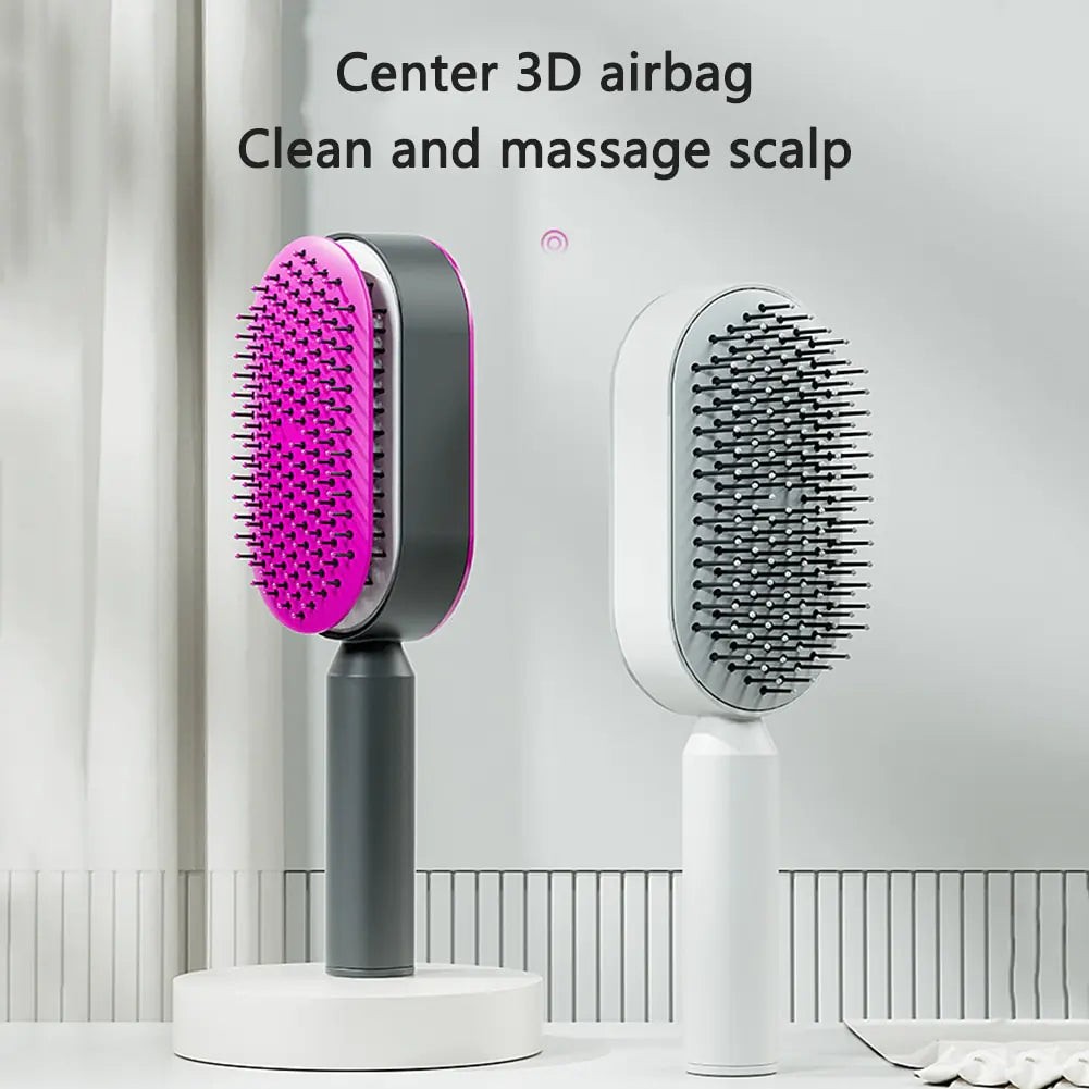 Effortless Self-Cleaning Hair Brush