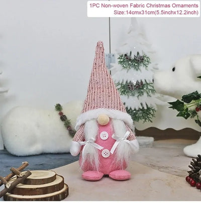 Festive Faceless Gnome Doll