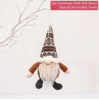 Festive Faceless Gnome Doll