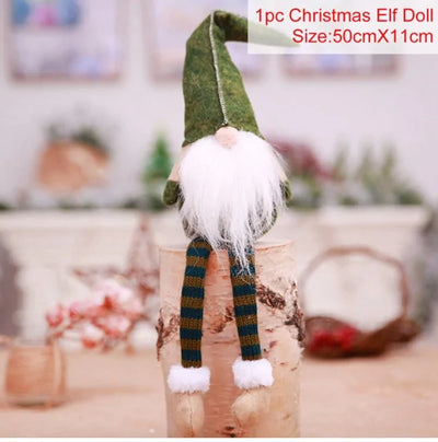 Festive Faceless Gnome Doll