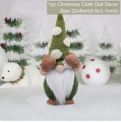 Festive Faceless Gnome Doll